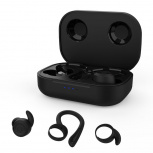 STF Audífonos Intrauriculares con Micrófono Iron Aqua, Inalámbrico, Bluetooth, Negro - Imagen adicional 1