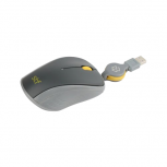Mouse Ergonómico STF ST-M67774, Alámbrico, Óptico, 1.600DPI, USB-A, Gris
