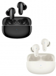 STF Audífonos Intrauriculares con Micrófono Icon, Inalámbrico, Bluetooth, Cancelación de Ruido, USB-C, Negro/Blanco