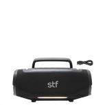 STF Bocina Portátil Allure Track, Bluetooth, Inalámbrico, USB-C, 90W, Negro - Resistente a Salpicaduras