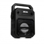 STF Bocina Portátil Joy, Bluetooth, Inalámbrico/Alámbrico, 9W RMS, Negro