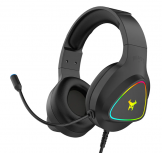 STF Audífonos Gamer Muspell Prime, Inalámbrico, 3.5mm, Negro