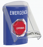 STI Botón de Emergencia SS2429EM-ES, Alámbrico, Corriente alterna