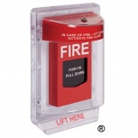 STI Montaje para Sirena STI-1200, Rojo/Transparente