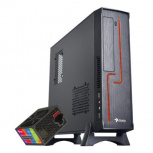 Gabinete Stylos KEELAN, Mini-Tower, Mini-ITX, USB 3.0, con Fuente de 550W, 1 Ventilador Instalado, Negro/Rojo - Imagen adicional 9