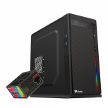 Gabinete Stylos Stylos Secai, Mini-Tower, Micro-ATX/Mini-ITX, USB 3.0, con Fuente de 550W, 1 Ventilador Instalado, Negro - Imagen adicional 2