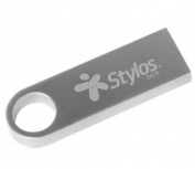 Memoria USB Stylos ST500, 32GB, USB 2.0, Plata