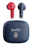 Sudio Audífonos Intrauriculares con Micrófono Chivas A1, Inalámbrico, Bluetooth, USB-C, Azul