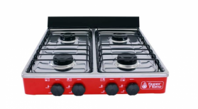 Superflama Parrilla de Gas 4Q-CA-R, 4 Quemadores