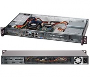 Supermicro Gabinete para Servidor, 1U, Negro