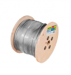 Urrea Bobina de Cable de Acero CA146, 1/4", 100 Metros, Acero