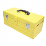 Surtek Caja de Herramientas Metálica CM20, Amarillo