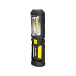 Surtek Linterna de Taller LED Recargable LAT300, 300 Lúmenes, Negro/Amarillo