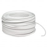 Surtek Bobina de Cable Eléctrico THW, 14AWG, 100 Metros, Blanco