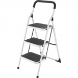 Escalera de Taburete Surtek ETT3, Acero, 72cm, 3 Escalones, hasta 150Kg