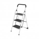 Escalera Plegable Surtek SYS-ETT-3, Acero, 1.13 Metros, 3 Peldaños, hasta 160Kg