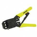 Surtek Pinza Ponchadora 994, RJ-12/RJ-45/RJ-9, Negro/Amarillo