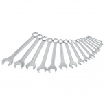 Surtek Juego de Llave Combinada 1051E, 1/4 - 1-1/4", 16 Piezas, Acero Cromado