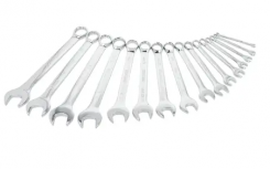Surtek Juego de Llave Combinada 1051ME, 6-30mm, 16 Piezas, Acero Cromado