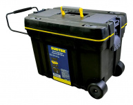 Surtek Caja de Herramientas 125103, 2 Compartimentos, Negro/Amarillo