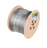 Surtek Bobina de Cable de Acero, 1/4", 300 Metros, Galvanizado