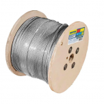 Surtek Bobina de Cable de Acero CAP143, 3/32", 300 Metros, Acero