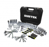 Surtek Set de Herramientas JCM1S, 214 Piezas, Negro