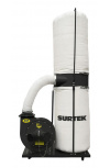 Surtek Aspiradora RP642A, 2HP, 153 Litros, Negro/Blanco