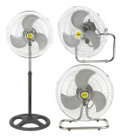 Surtek Ventilador VE18, 3 Velocidades, 18", Plata
