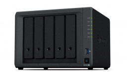 Synology DiskStation DS1522+ NAS de 5 Bahías, AMD Ryzen R1600 2.60GHz, SATA, Negro ― no Incluye Discos Duros