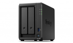 Synology Servidor NAS DiskStation DS723+ de 2 Bahías, AMD Ryzen R1600 2.60GHz, 2GB DDR4, 1x USB 3.2, Negro ― No Incluye Discos