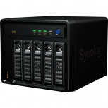 Synology DX5 Unidad de Expansión de 5 Bahías, máx. 5TB, eSATA, Negro ― No Incluye Discos