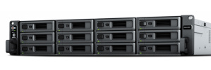 Synology Servidor NAS RackStation RS2423+ de 12 Bahías, AMD Ryzen V1780B 3.35GHz, 8GB DDR4, 2x USB 3.2 ― No Incluye Discos Duros