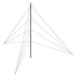 Syscom Kit de Torre Arriostrada, 9 Metros, hasta 200Kg - no incluye Retenida