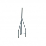 Syscom Tramo de Remate Galvanizado Electrolítico para STZ-30, 1.2 Metros, Gris