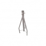 Syscom Tramo de Remate Galvanizado por Inmersión SCZ-30-PG, Gris