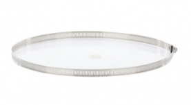 Syscom Abrazadera sin Fin de Acero Inoxidable, 10" - 16", 10 Piezas