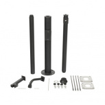 Syscom Poste Seccionado de Acero Galvanizado para Videovigilancia, 3 Metros