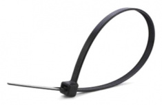 Syscom Cincho de Nylon ZT-5X280, 4.8mm x 300mm, Negro, 100 Piezas