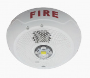 System Sensor Luz Estroboscópica para Montaje en Techo PC2WLED, Alámbrico, 88 Db, Blanco