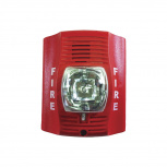 System Sensor Lámpara Estroboscópica SRK, Montaje en Pared, Rojo