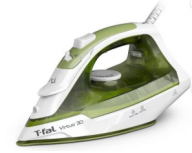 T-Fal Plancha Vapor FV2C44U0, 1500W, 240ml, Blanco/Verde