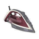 T-FAL Plancha Vapor Seco FV6822, 1800W, Gris/Burdeos