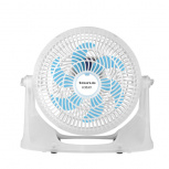 Taurus Ventilador de Escritorio Typhoon Blue, 3 Velocidades, Azul/Blanco