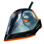 Taurus Plancha Vapor en Seco, Suela Antiadherente, 1200W, 250ml, Negro/Naranja