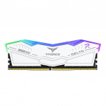 Memoria RAM Team Group Delta RGB DDR5, 7800MHz, 32GB (2 x 16GB), Non-ECC, CL38, XMP, Blanco