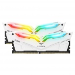 Kit Memoria RAM Team Group Night Hawk RGB DDR4, 3200MHz, 16GB(2 x 8GB), Non-ECC, CL16, 13.5V, Blanco