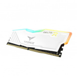 Kit Memoria RAM Team Group T-Force Delta RGB White DDR4, 3200MHz, 16GB (2 x 8GB) Non-ECC, CL16, XMP image