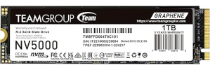 SSD Team Group NV5000 NVMe, 1TB, M.2, 1900 MB/s Escritura, 4500 MB/s Lectura, PCI Express 4.0