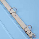 Techmakro Carpeta con Arillo KITCARP20-1AZ, para 250 Hojas de Tamaño Carta, 20 Piezas